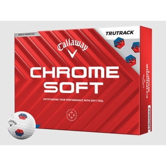 Callaway Chrome Soft Truvis 22 Red Golf Balls 12pk - Walmart.com