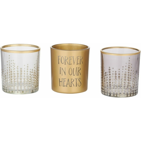 Forever in our Hearts - 3 Assorted Votive Holders