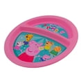 thumbnail image 4 of Plato Fun Kids Redondo con Divisiones Peppa Pig Multicolor, 4 of 4