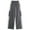 Grey, variant on WhouRiu Pants for Little Girl Elastic Waist Wide Leg Cargo Trousers with Pockets Kids Thin Cozy Durable Sweatpants Black,Size 5-6