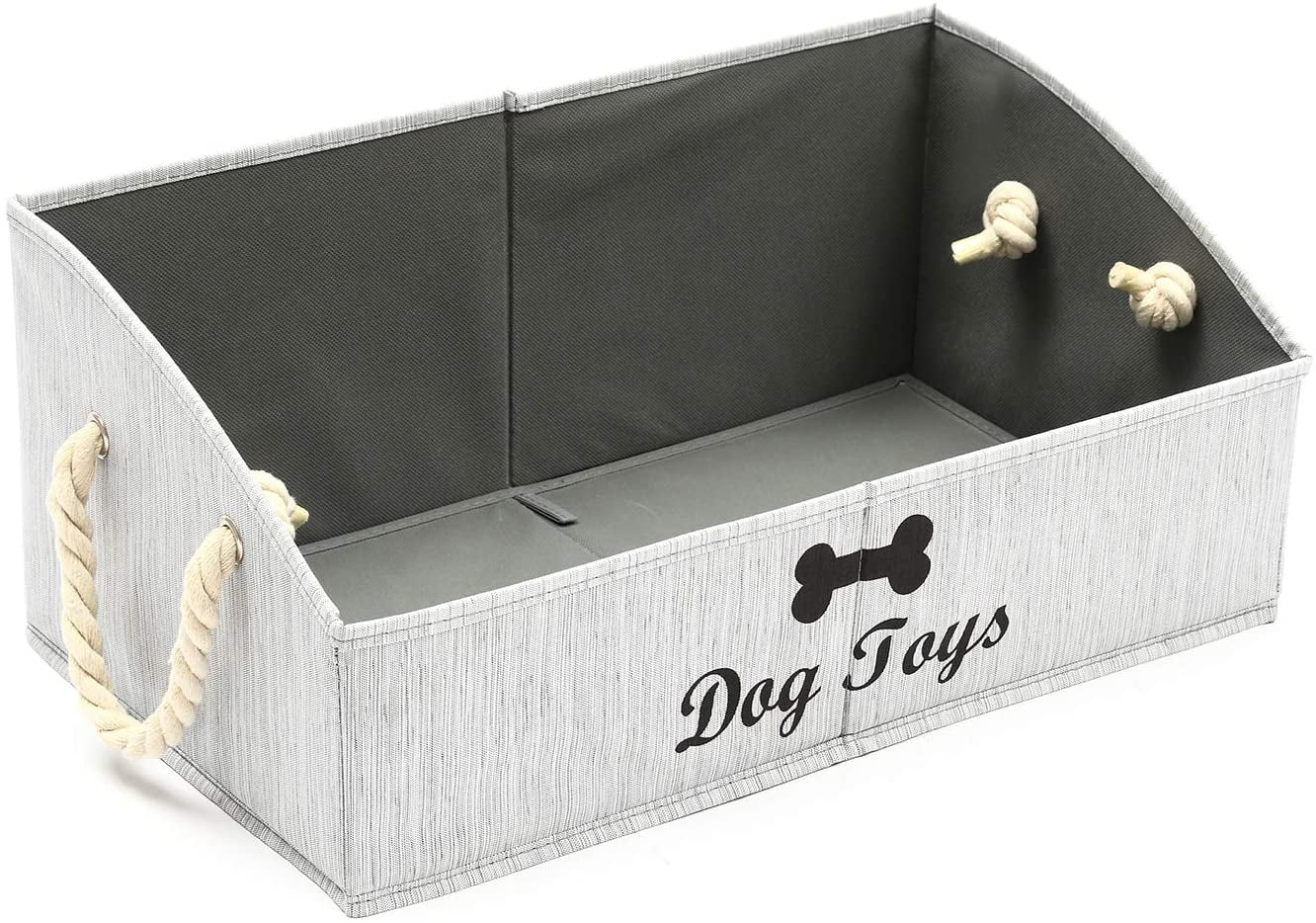 Large Dog Toys Storage Bins Foldable Fabric Trapezoid Organizer Boxes