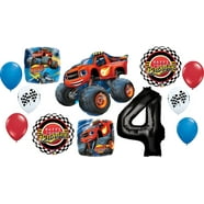 Blaze and the Monster Machines Balloon Bouquet by Rainbow - Walmart.com