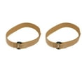 thumbnail image 1 of Nylon Hook Loop Closure Adjustable Yoga Mat Strap Band Khaki 50 x 2.6cm 2pcs, 1 of 1