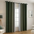 thumbnail image 5 of Btomtd 2pcs Blackout Curtains with Gradient Look, Heat Insulating Sunscreen Curtains for Bedroom, Blackout Curtain Panel Pairs for Living Room and Balcony - 51.96"x106.29", Green-XL, 5 of 6
