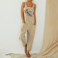 thumbnail image 2 of Femmes Casual en Vrac Pull Imprimé Style Plage Bretelles Minces Sans Manches, 2 of 4