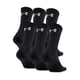 thumbnail image 1 of Calcetas Under Armour Charged Cotton Crew Negro/Gris Talla X-Large, 1 of 6