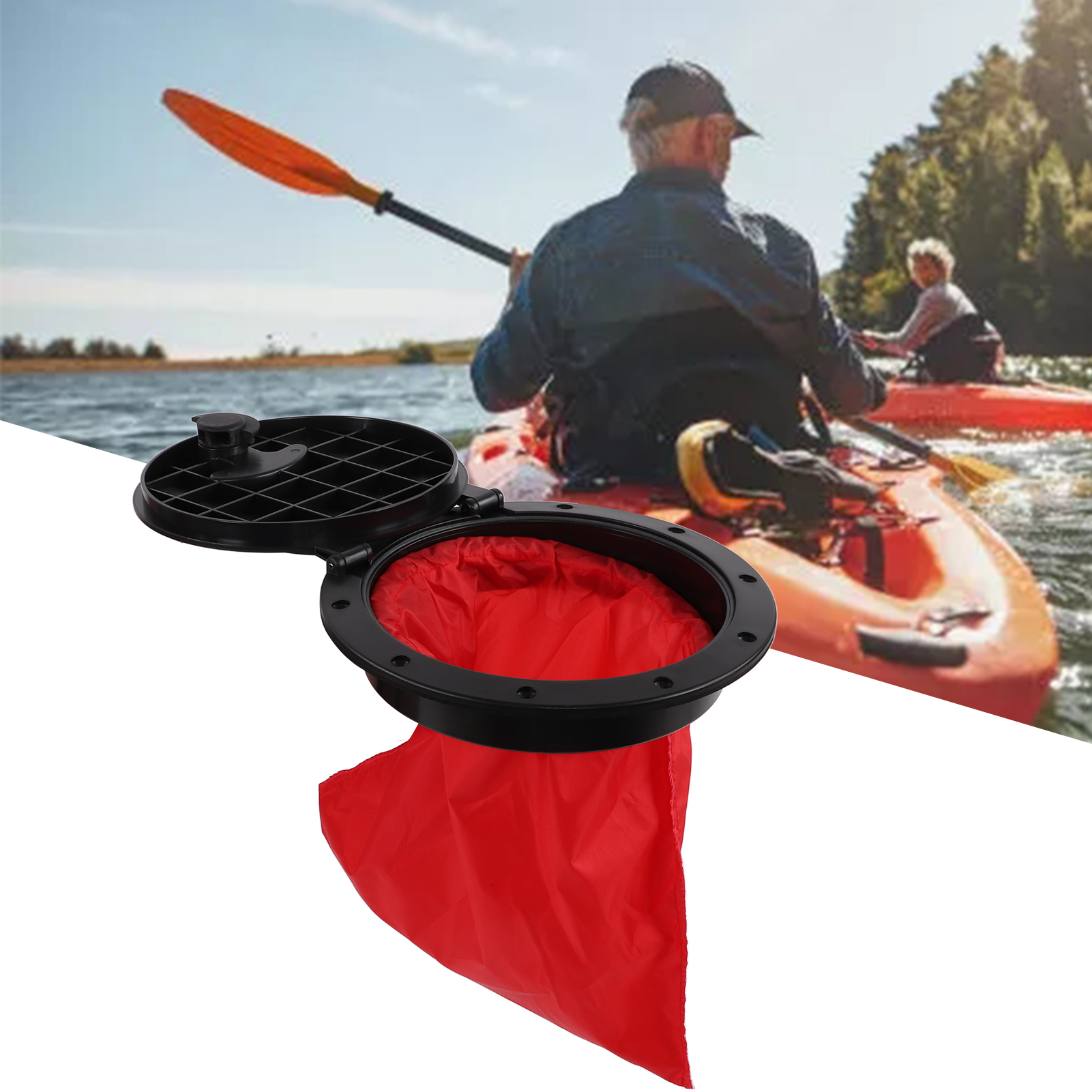 Spptty Kayak Compartment Cover Waterproof 8 Inch Canoeing Deck Plate