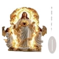 thumbnail image 1 of zhangmingg Inspirational Easter Desktop Ornament Acrylic 2D Cut Tabletop Stand with Base for Home, 1 of 6
