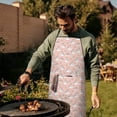 thumbnail image 4 of Cartoon Unicorn Rainbow Cloud Star Apron-Garden Aprons for Women with Pockets-Cotton Linen Waterproof Kitchen Cooking Gardening Aprons Adjustable for Kitchen,Cooking,BBQ and Salon 33x27 Inch, 4 of 7