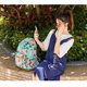 thumbnail image 2 of Mochila estampada de tres piezas, mochila para niñas adolescentes, mochila para computadora portátil, juego de mochila con monedero para fiambrera, 2 of 5