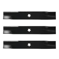 MOTIVITY 3 Pack High Lift Mower Blade Compatible with Husqvarna Dixon Kees 48" Decks 539113425, 575296401