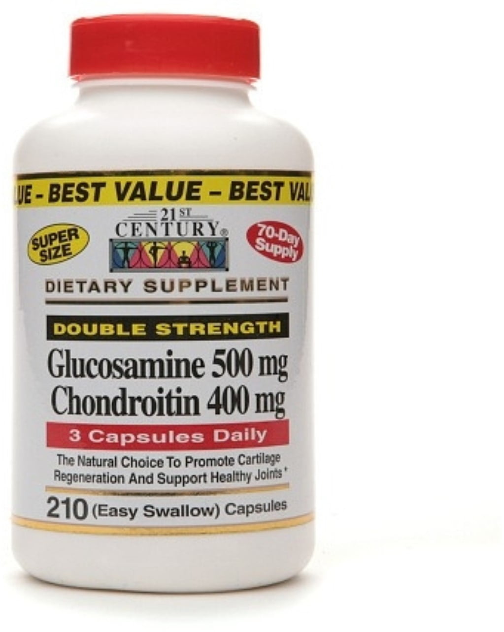 21st Century Double Strength Glucosamine & Chondroitin Easy Swallow