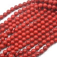 thumbnail image 2 of 8mm Abalorios Sueltos Accesorios para Joyas Artesanal -Rojo de Yuyangstore Piedra preciosa redonda de jade, 2 of 4