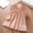Orange, variant on Toddler Girls Dress Bow Crewneck Mesh Print Layered Stretch Short Sleeve Fashion Princess Dress Orange 1-2T