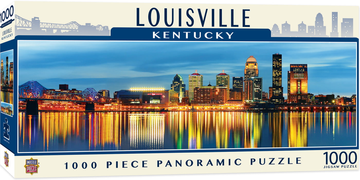 mpc Cincinnati Ohio 1000 piece panoramic jigsaw puzzle  990mm x 330mm 