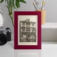 thumbnail image 5 of Vintage Views of Venice II - Framed Print w/glass - Cherry Red, 5 of 8