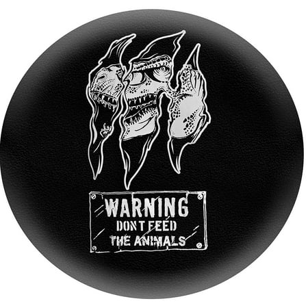 Jeep Spare Wheel Tire Cover [Wrangler Accessories] UV Resistant, Heavy Duty, Soft Back - Jurassic Raptor Cover Slash - its Grand Cherokee, Liberty, SUV (30/31" (235/70R16), (275/65R17), (265/70R16))