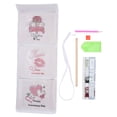 thumbnail image 1 of Hanging Storage Bag 3 Pockets DIY Rhinestone Design Chemical Fabric Washable Folding Hanging Storage Organizer, 1 of 14