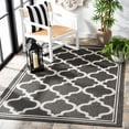 thumbnail image 3 of SAFAVIEH Machine Washable Rug Indoor/Outdoor Bermuda Collection - Indoor Outdoor BMU810Z Bermuda Charcoal / Ivory Rug, 3 of 10