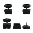 thumbnail image 1 of Leveling Feet 38 x 38mm Square Tube Inserts Furniture Adjustable Leveler 4 Sets, 1 of 8
