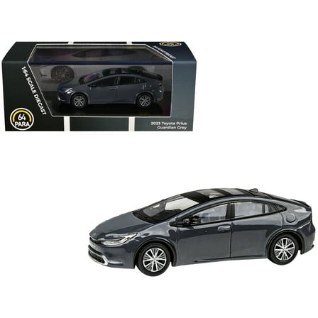 2023 Toyota Prius Guardian Gray 1/64 Diecast Model Car by Paragon Models
