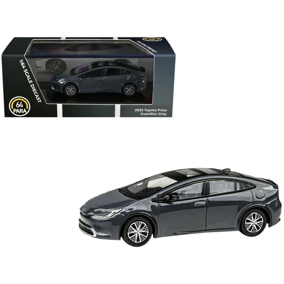 2023 Toyota Prius Guardian Gray 1/64 Diecast Model Car by Paragon Models