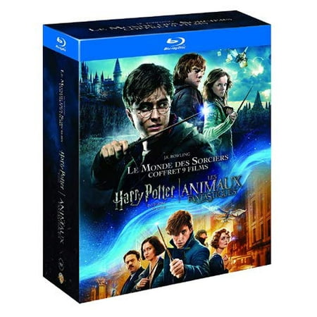 Harry Potter 8 Film Collection & Fantastic Beasts - 9-Disc Box Set ( Harry Potter and the Sorcerer's Stone / Harry Potter and the Chamber of Secrets / Harry Pott [ Blu-Ray, Reg.A/B/C Import - Fran