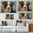 thumbnail image 4 of Designart "Charismatic Canine Dog" Animals Floater Framed Canvas Print, 4 of 7