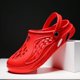 thumbnail image 1 of Zapatos de verano para hombre, sandalias con agujeros, chanclas transpirables huecas, zuecos, zapatillas de playa a la moda, talla grande 49, 1 of 7