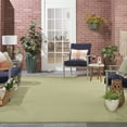 thumbnail image 5 of Nourison Essentials Indoor/Outdoor Green 10' x 14' Area Rug, (10x14), 5 of 11