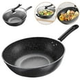 thumbnail image 4 of Ceramic Nonstick Frying Pan with Lid - 10 Healthy Safe Non Stick Skillet Omelette Pans, Induction Compatible Chef Pan, PFAS & PFOA-Free, Dishwasher Safe, Stay Cool Handles, 4 of 8