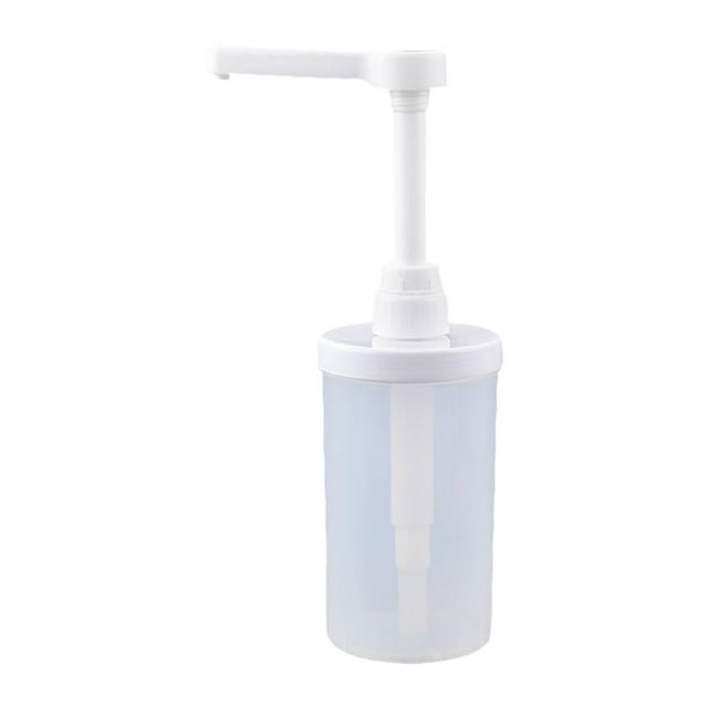 Botella de presión cuantitativa, prensa manual, botella de jugo, jarabe, botella de jarabe, botellas con bomba, tienda de té, dispensador de azúcar SG