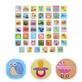 thumbnail image 4 of 1 Ensemble Cartes Cognitives Visuelles Prime Amusantes Cartes de Reconnaissance des Couleurs Cartes de Stimulation Visuelles, 4 of 6