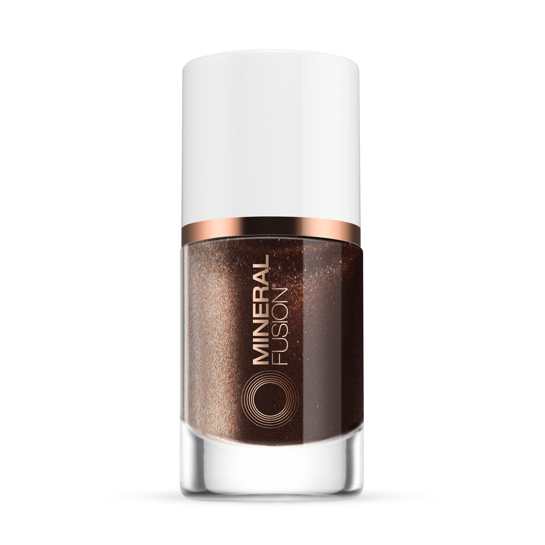 MINERAL FUSION Vegan Nail Polish, "Rosé All Day" Metallic Dark/Rose Gold | Non-Toxic | Cruelty-Free