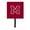 Maroon And White, variant on Carolines Treasures Letter M Initial Monogram - Green Leash Holder Or Key Hook