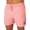 thumbnail image 5 of Tommy Jeans Crinkle Nylon Swim Shorts, Pink, 5 of 5