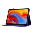 thumbnail image 4 of Case for Samsung Galaxy Tab A9 8.7 inch 2023, PU Leather Flip Case with Credit Card Slot Auto Sleep/Wake Kickstand Shockproof Full Body Ptotective for Galaxy Tab A9 8.7" Tablet, Purple, 4 of 10