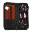 thumbnail image 2 of Sarapandan Stainless Steel Hair Cutting Flat Tooth Scissors Barber Salon Hairdressing Shear Set, 2 of 7