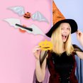 thumbnail image 3 of Unique Bargains 1 Pc Hair Clip Halloween Bat Wing Pumpkin Hair Clips for Women Silver Tone, 3 of 5