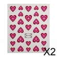 thumbnail image 1 of Pegatinas para decoración de uñas,Pegatinas para uñas acrílicas con motivo del día de San Valentín,Calcomanías Corazón Accesorios para uñas Decoración Corazón Amor,Suministros de, 1 of 8