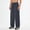 GY2, variant on Mens Pants Stretch Lightweight Straight Leg Trousers with Pockets Slim Fit Fitness Training Fashion Pants Summer Cool Clothing Navy Size M