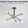 thumbnail image 6 of 15 PCS M10 Threaded Extension Rods, Connectors for Pendant Light, Island Lighting, Chandeliers, Lighting Fixture Rods & Stems, 6 of 8