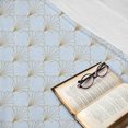 thumbnail image 2 of Ambesonne Art Deco Fleece Throw Blanket Pale Blue Vintage Shells 50"x70" Pale Blue and Sand Brown, 2 of 5