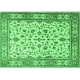 thumbnail image 1 of Ahgly Company Indoor Rectangle Persian Emerald Green Traditional Area Rugs, 4' x 6', 1 of 4