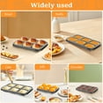 thumbnail image 6 of Sutowe 2/4Pcs Muffin Baking Pan Non Stick Carbon Steel Cupcake Pan 6 Cavity Square Cupcake Brownies Plates for Baking Kitchen, 6 of 8