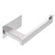 thumbnail image 1 of Portarrollos de papel higiénico de acero inoxidable elegante, montaje en pared, diseño sin perforaciones para cocina y baño, longitud corta, 1 of 8