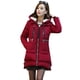 thumbnail image 5 of Chaqueta acolchada de algodón para mujer, abrigo de invierno holgado con capucha y relleno de algodón, talla grande y longitud media, 5 of 5