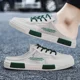 thumbnail image 5 of Zapatillas transpirables de malla hueca para hombre, zapatos planos cómodos para exteriores, moda de verano, 5 of 5