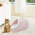 thumbnail image 4 of Antqov Cat Bed for Indoor Cats, Warmer Cave Entire Bed Machines Washable Base, Breathable Sleeping Pet Bed for Small Cats & Dogs All Seasons Supplies Gifts, 4 of 6