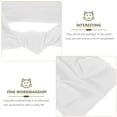 thumbnail image 4 of 2 Pcs Bandeau Extensible pour Animaux de Compagnie Nœud Mignon Coiffe pour Chien Accessoire Décoratif, 4 of 8